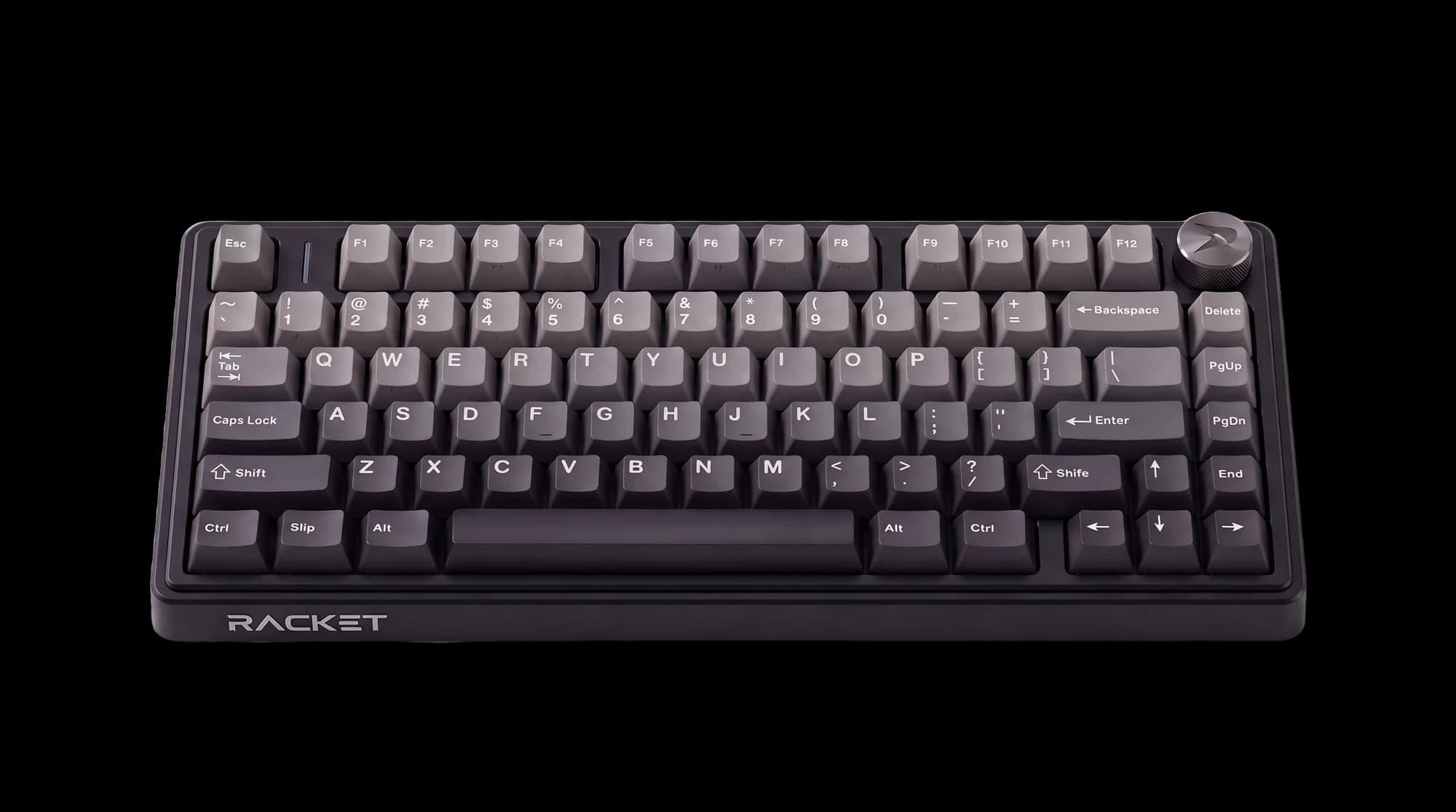 RACKET K75 in Midnight, front view